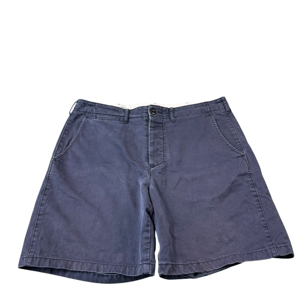 Wallace & Barnes Blue Button Fly Field Chino Short Size 33